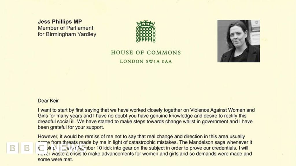 Isi Surat Pengunduran Diri Jess Phillips Sepenuhnya