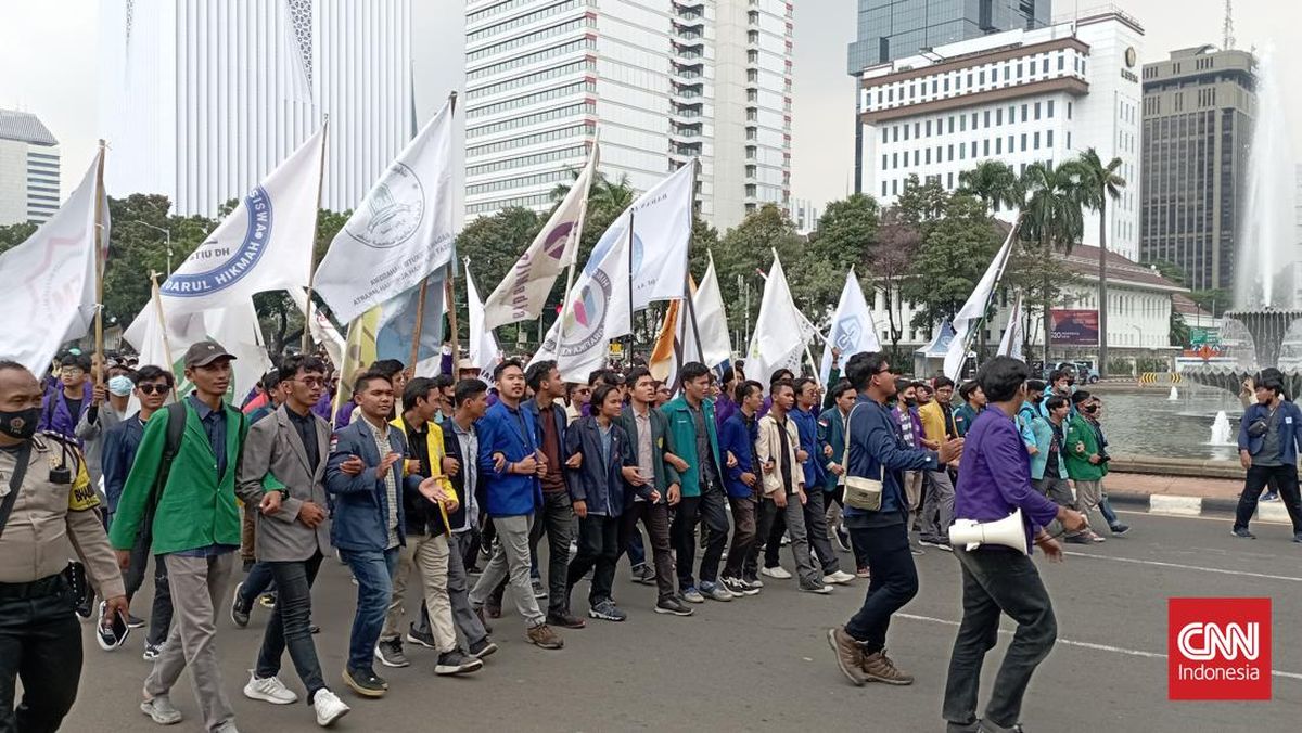 Mahasiswa Gelar Aksi di Istana dan DPR, 3.225 Aparat Disiagakan