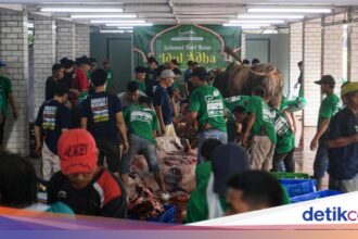 Masjid Istiqlal Bagikan Daging Kurban Melalui Lembaga Terdata