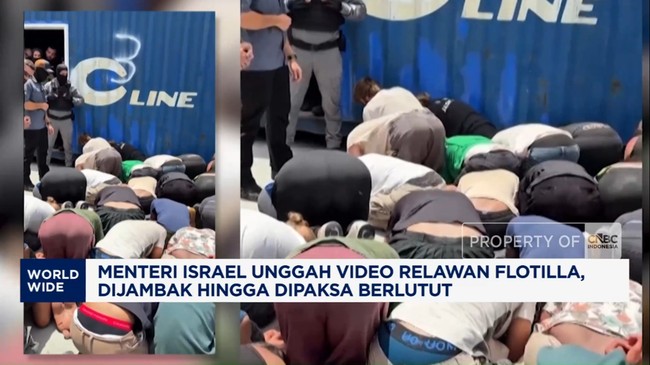 Menteri Israel Unggah Video Kontroversial Relawan Flotilla