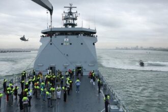 Nigeria Pamerkan Kapal Perang dan Helikopter dalam Latihan