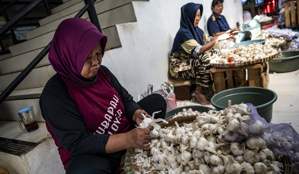 Pedagang Pasar Harapkan Subsidi Atasi Kenaikan Harga Pangan