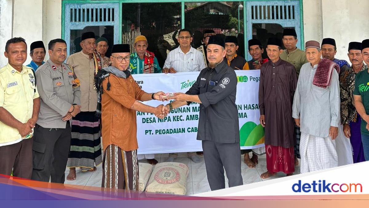 Pegadaian Salurkan Bantuan Masjid di Ambalawi pada Hari Buruh