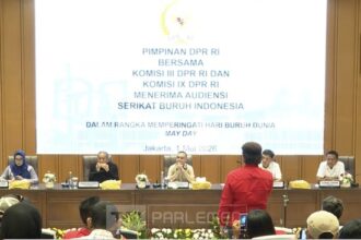 Pimpinan DPR RI Terima Audiensi Buruh di Hari Buruh