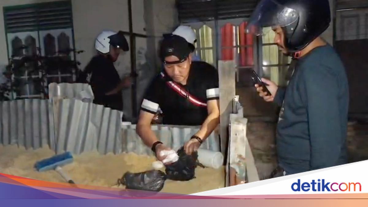 Polisi Gerebek Kampung Narkoba di Pekanbaru, Narkoba Ditemukan dalam Pasir