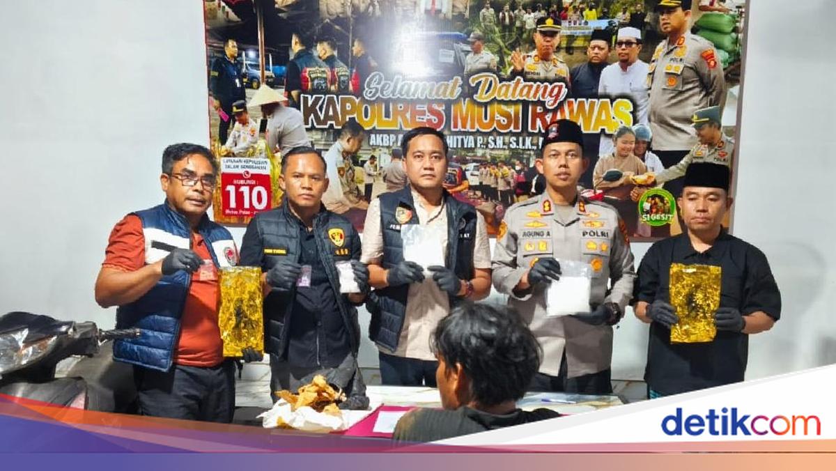 Polres Musi Rawas Gagalkan Penyelundupan Sabu Lebih dari 2 Kg
