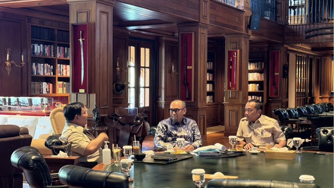 Prabowo Gelar Rapat dengan Kepala PPATK di Hambalang