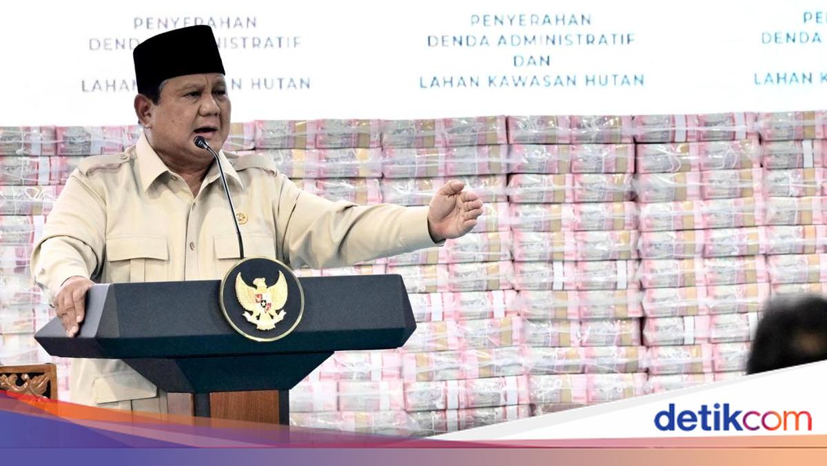 Prabowo Subianto Hadir saat Uang Koruptor Diserahkan ke Kas Negara