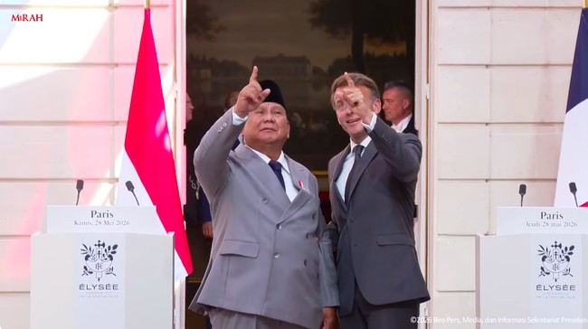 Prabowo dan Macron Dukung Kemerdekaan Palestina