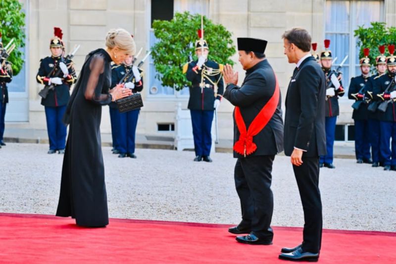 Presiden Prabowo Hadiri Jamuan Kenegaraan di Istana Elysee