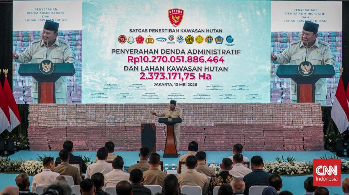 Presiden Prabowo Umumkan Uang Rampasan Rp49 Triliun Akan Diserahkan
