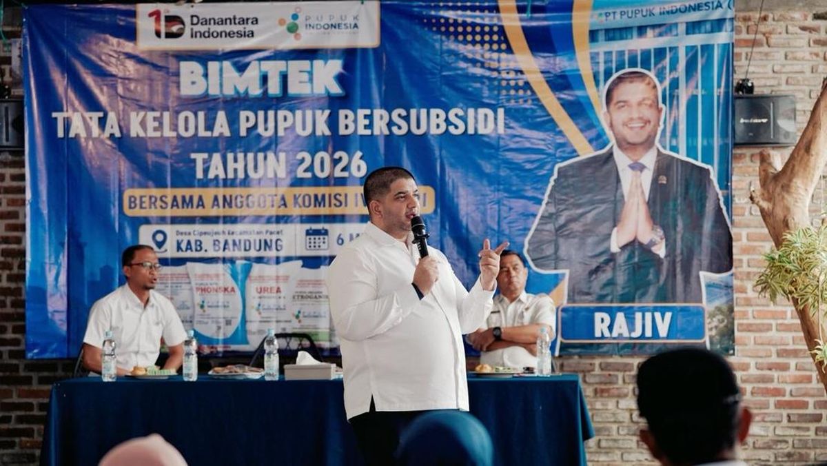 Rajiv Dorong Transparansi dalam Penyaluran Pupuk Bersubsidi