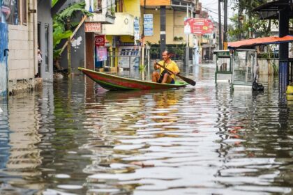 Ratusan Rumah di OKU Terendam Banjir 130 Cm