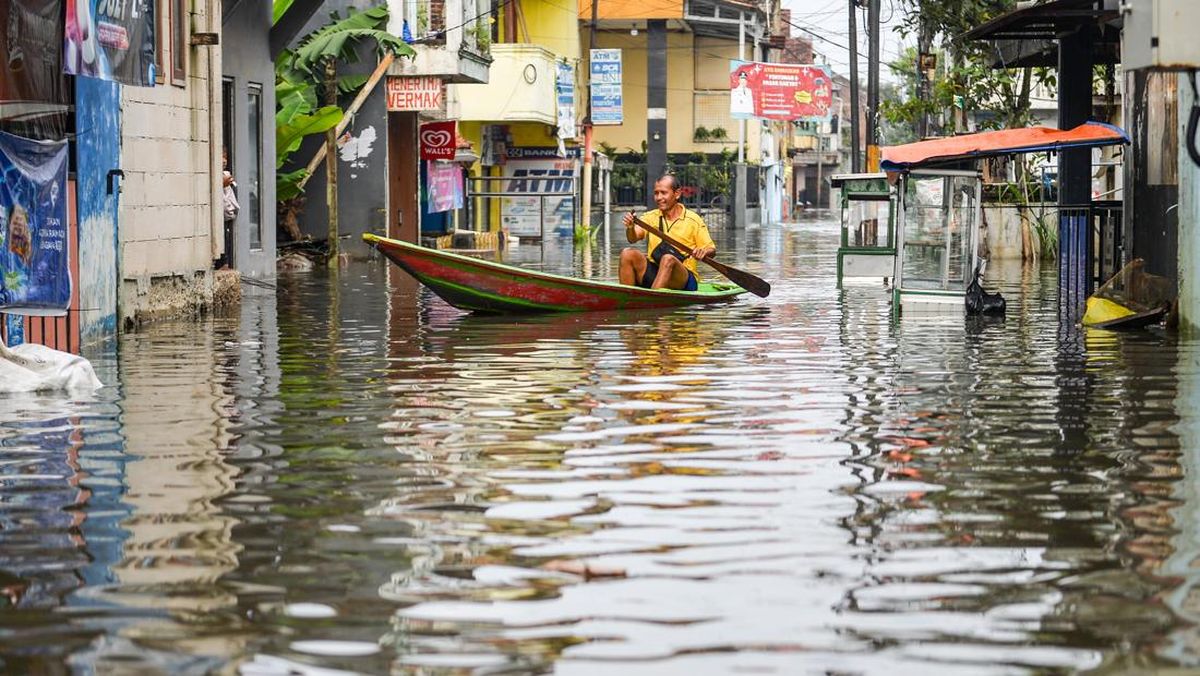 Ratusan Rumah di OKU Terendam Banjir 130 Cm