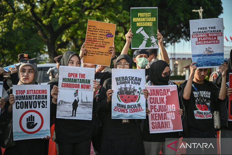Seluruh WNI Peserta Flotilla Gaza Tiba dengan Selamat di Turki