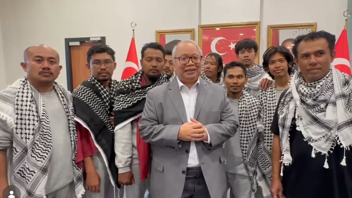 Sembilan WNI Korban Penculikan Israel Tiba di Indonesia