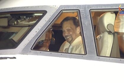 Sultan Brunei Kemudikan Boeing 747 ke KTT ASEAN 2026