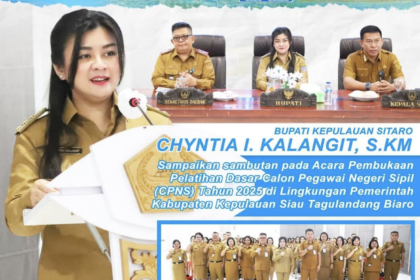 Bupati Sitaro Tekankan Integritas dan Pelayanan dalam Latsar CPNS 2025