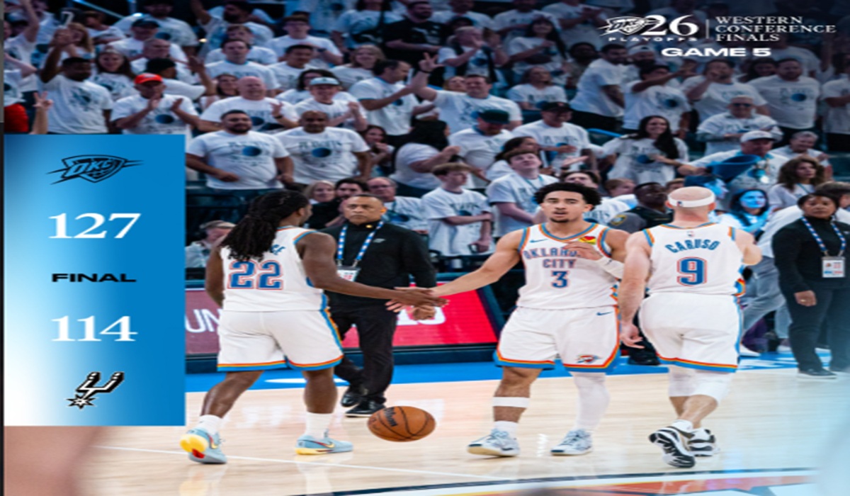 Thunder Ungguli Spurs, Dekati Final NBA