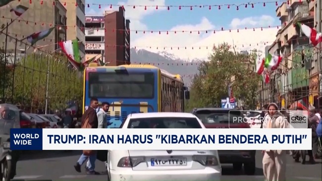 Trump Desak Iran untuk Menyerah, Sebut Kekuatan Militer Hancur