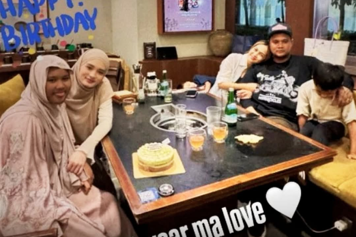 Virgoun dan Inara Rusli Rayakan Ulang Tahun Starla Bersama