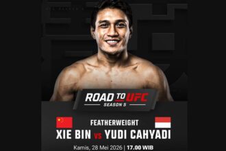 Yudi Cahyadi Kalah TKO di Road to UFC Season 5