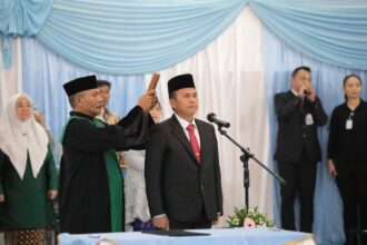 Tahlis Gallang resmi dilantik jadi Sekda Sulut, Yulius Selvanus sebut “Panglima Birokrasi”