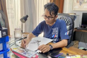 Apriyadi dari Bantul Jadi Ilustrator Resmi Komik 'Storm'