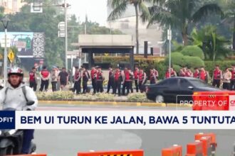 BEM UI Gelar Aksi di Jakarta dengan 5 Tuntutan