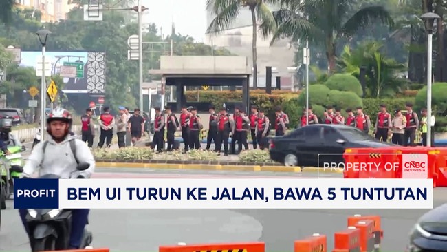 BEM UI Gelar Aksi di Jakarta dengan 5 Tuntutan