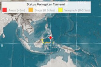 BNPB Himbau Warga Jauhi Pantai Pascagempa Laut Sulawesi