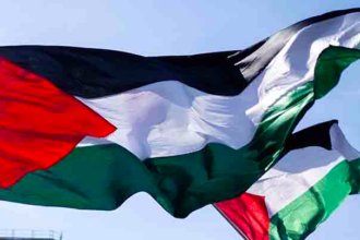 Bendera Palestina Berkibar di Istana Slovenia sebagai Dukungan