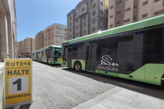 Bus Shalawat Operasikan 24 Jam untuk 23 Rute Haji di Arab Saudi
