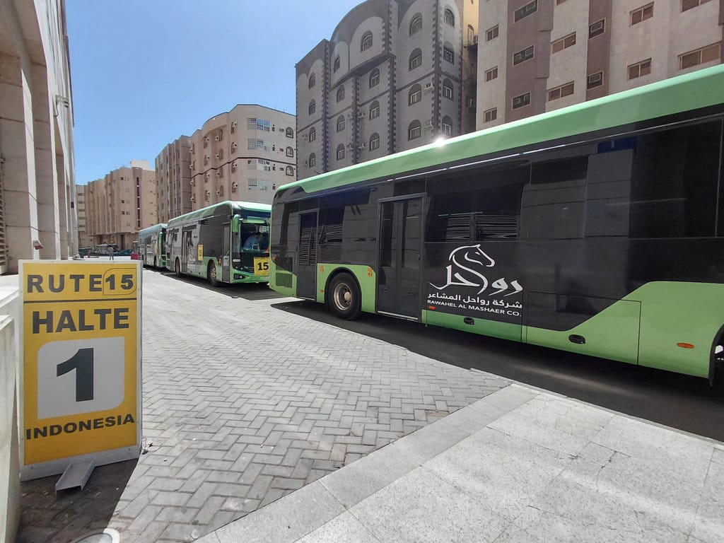 Bus Shalawat Operasikan 24 Jam untuk 23 Rute Haji di Arab Saudi