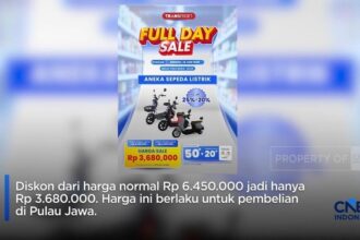 Diskon Besar Sepeda Listrik di Transmart