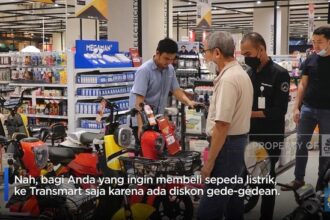 Diskon Besar, Sepeda Listrik di Transmart Hanya Rp 3 Jutaan