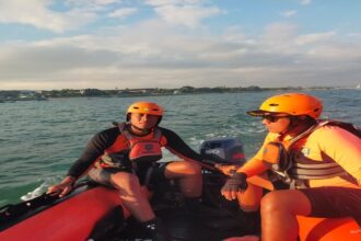 Dua Anak Terseret Ombak di Pantai Kuta Bali