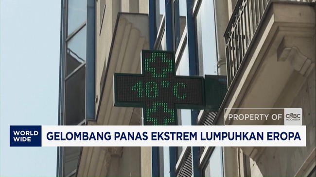 Gelombang Panas Ekstrem Melanda Eropa Barat, Suhu Pecah Rekor