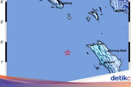 Gempa M 4,1 Mengguncang Nias Barat, Terkait Aktivitas Megathrust