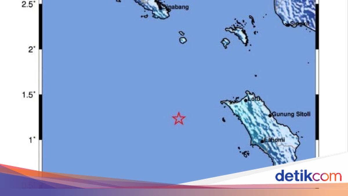 Gempa M 4,1 Mengguncang Nias Barat, Terkait Aktivitas Megathrust