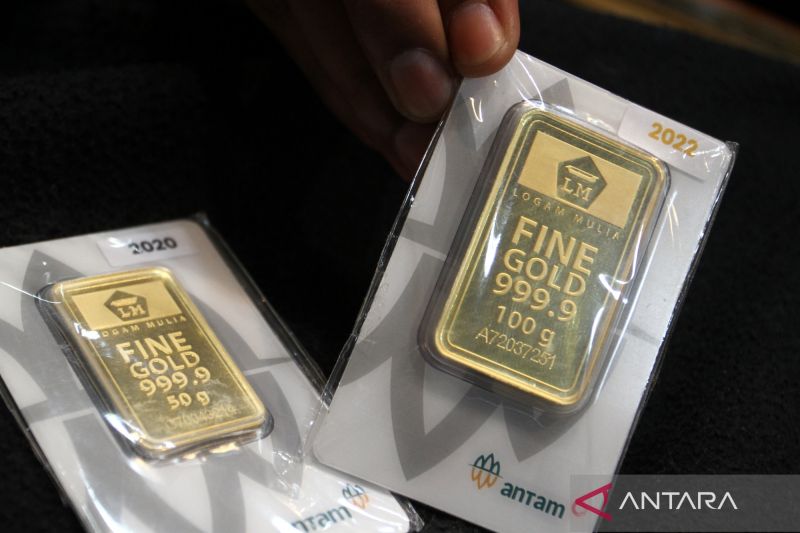 Harga Emas Antam Naik Menjadi Rp2,770 Juta per Gram