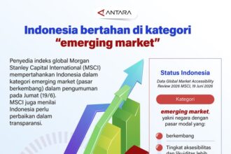 Indonesia Tetap dalam Kategori Emerging Market Menurut MSCI