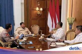 Kapolri Lapor Prabowo Mengenai Situasi Keamanan Terkini