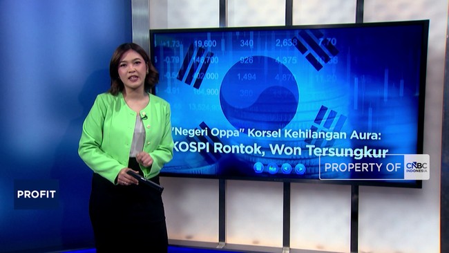 Kinerja KOSPI Terpuruk, Won Korea Selatan Melemah