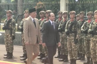 Menhan RI Terima Kunjungan Menhan Qatar di Jakarta