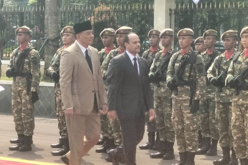 Menhan RI Terima Kunjungan Menhan Qatar di Jakarta