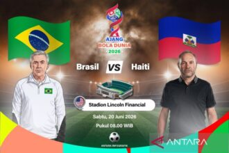 Neymar Absen, Vinicius Andalan Brasil Hadapi Haiti
