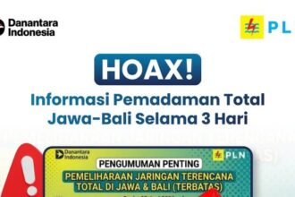 PLN Tegaskan Isu Pemadaman Listrik Jawa-Bali 3 Hari adalah Hoaks