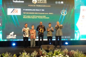 PT Modernland Realty Raih Penghargaan Tertinggi di TOP CSR Awards 2026