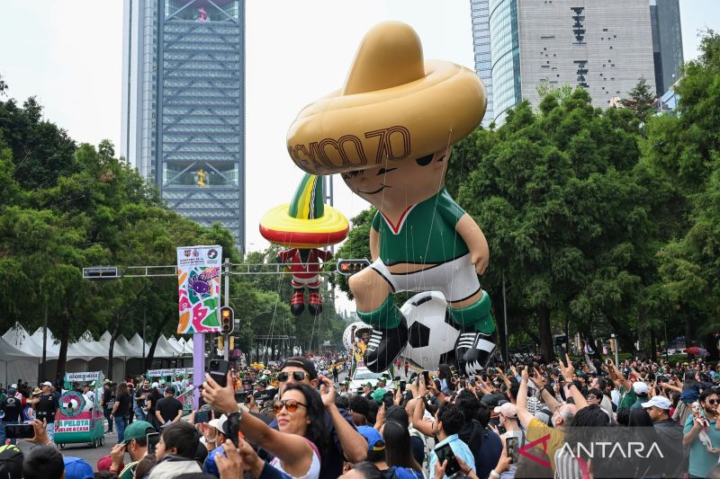 Parade Piala Dunia 2026 Bangkitkan Nostalgia dan Tradisi di Meksiko